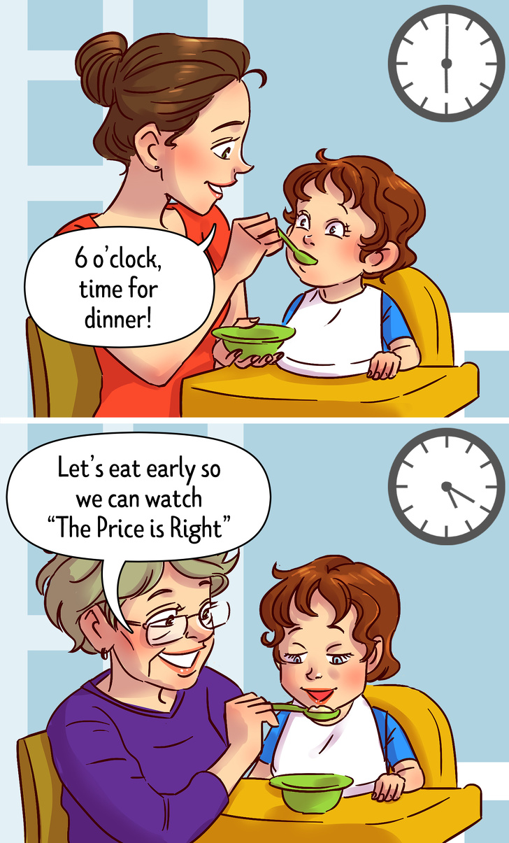 10 Comics About the Ironic Changes Our Moms Go Through After They Become Grandmas
