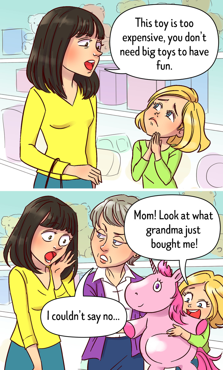 10 Comics About the Ironic Changes Our Moms Go Through After They Become Grandmas